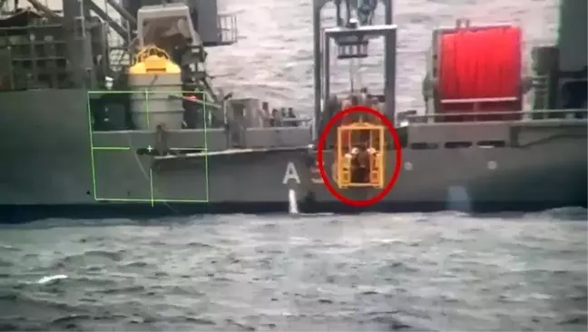 İmralı Adası'nda batan gemide bir mürettebatın cansız bedenine ulaşıldı