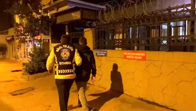 Beykoz Kavacık'ta Trafik Güvenliğini Tehlikeye Düşüren Sürücüye İdari Para Cezası