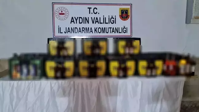 Aydın'da jandarma ekipleri sahte ve kaçak alkol uygulaması kapsamında 391 iş yerinde kontrol gerçekleştirdi