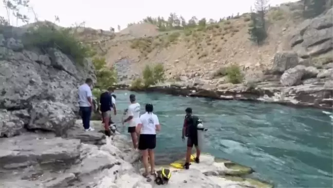 Beşkonak Köprü Çay'da kaybolan gencin arama çalışmaları devam ediyor