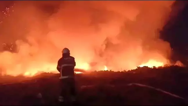 Hatay'da Tarım Arazisinde Yangın Kontrol Altına Alındı