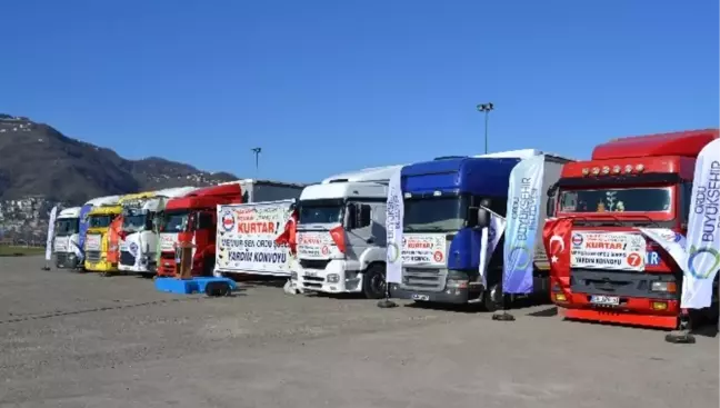 Ordu'dan Halep'e 7 Tır Dolusu Yardım
