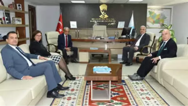 Vali Gevünçer'den Genel Müdür Coşkun'a Veda Ziyareti