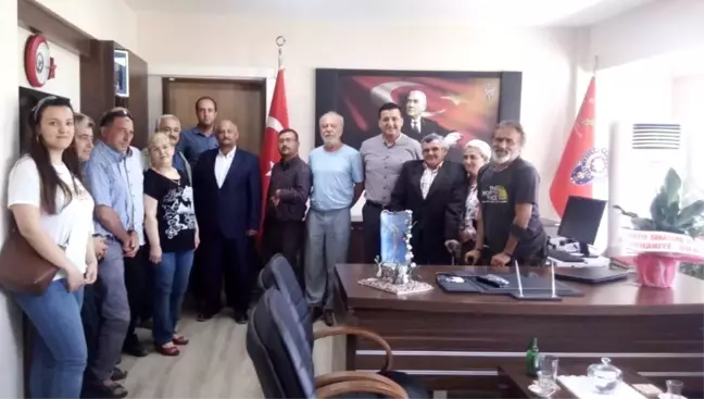 Sakatlar Derneği yönetimi, Emniyet Müdürü Korkmaz'ı ziyaret etti