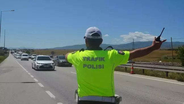 Amasya'da Kurban Bayramı öncesi trafik denetimleri
