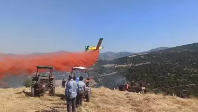 Manisa Kula'da Orman Yangını Kontrol Altına Alındı