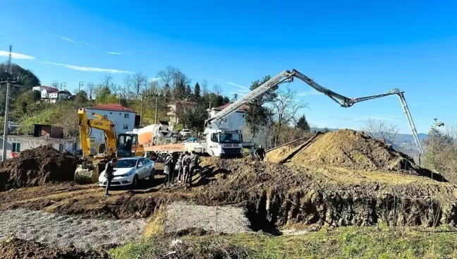 Ordu Kabadüz'de Doğalgaz Çalışmaları Hızla Devam Ediyor
