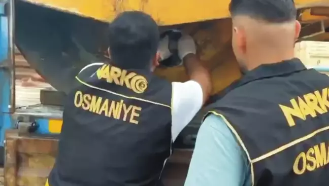 Osmaniye'de TIR'da 77 Kilo Skunk Ele Geçirildi