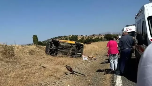 Diyarbakır Kulp'ta trafik kazası: 1 ölü, 5 yaralı