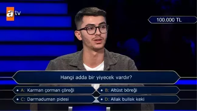 Hangi adda bir yiyecek vardır? (Altüst böreği, Karman çorman çöreği, Darmaduman pidesi, Allak bullak keki )