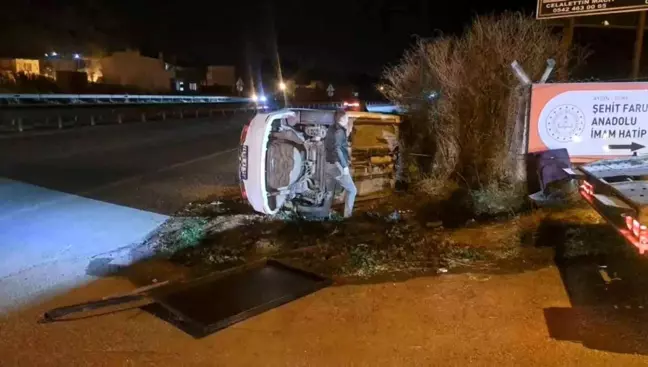 Söke'de Trafik Kazası: Sürücü Yaralanmadan Kurtuldu