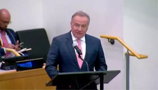 Türk eğitimci enver yücel bm kürsüsünde konuştu