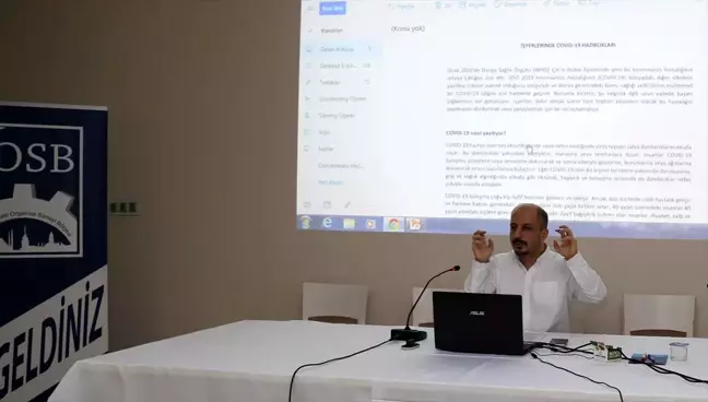 İkitelli OSB çalışanlarına Kovid-19 bilgilendirmesi