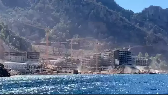 Muğla haber... Bakan Kurum Açıkladı: Marmaris Kızılbük'te Otel İnşaatı İçin Dinamit Patlatan Şirkete 54 Bin 783 TL Para Cezası