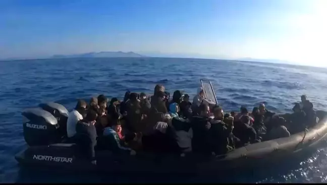 Fethiye Açıklarında 64 Düzensiz Göçmen ve 2 Kaçakçı Yakalandı