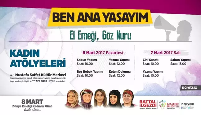Mart Ayı Ataşehir'de Sıcacık Geçecek