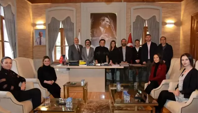 CHP Merkez İlçe Teşkilatından Başkan Şahin'e ziyaret