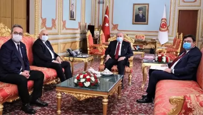 CHP heyeti, TBMM Başkanı Şentop ile görüştü