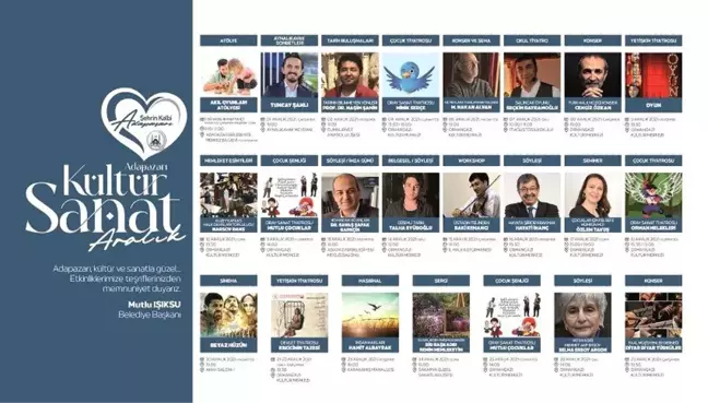 Adapazarı Belediyesi Aralık Kültür Sanat Takvimi Açıklandı