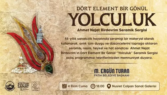 Ahmet Nejat Birdevrim'in 50. Sergisi 'Yolculuk' Açılıyor