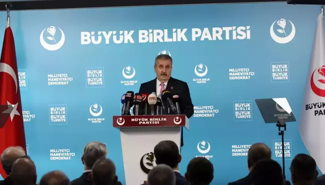 BBP Genel Başkanı Destici'den Çözüm Süreci Açıklaması