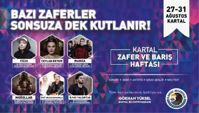 Kartal Belediyesi'nden Zafer Bayramı'na özel organizasyon