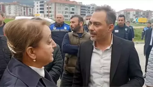 Bolu'da mezarlıktan geçecek yol nedeniyle gerginlik yaşandı (2)