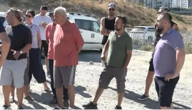 Bahçeşehir'de Hafriyat Kamyonlarına Karşı Eylem