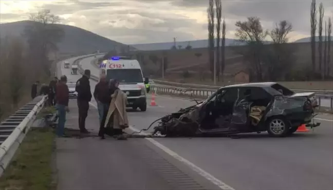 Çorum'da trafik kazasında polis memuru hayatını kaybetti