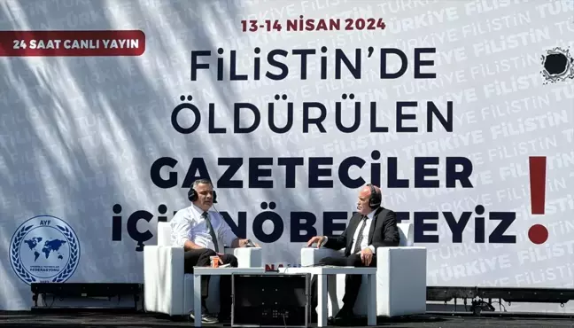 AYF İsrail saldırılarına tepki için 24 saatlik canlı yayın etkinliği düzenledi