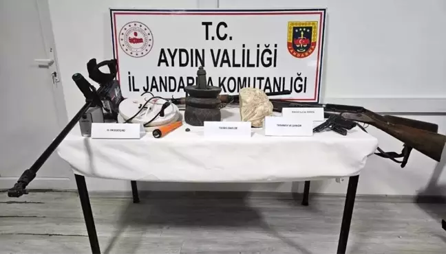 Aydın'da Roma Dönemine Ait Tarihi Eserler Ele Geçirildi