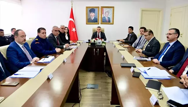Sinop'ta Mahalli İdareler Genel Seçimleri öncesi seçim güvenliği toplantısı yapıldı