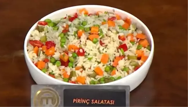 MasterChef pirinç salatası tarifi! En güzel pirinç salatası tarifi! Pirinç salatası tarifi nasıl yapılır? Pirinç salatası için malzemeler!