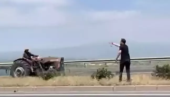 Turgutlu'da Ters Yönde İlerleyen Traktör Sürücüsüne Ceza