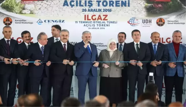 Başbakan Yıldırım, Ilgaz 15 Temmuz İstiklal Tüneli'ni Hizmete Açtı (Aktüel 3)