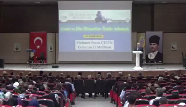 Camiler ve Din Görevlileri Haftası Dolayısıyla Konferans Verildi