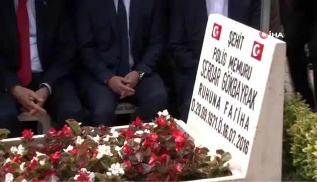 15 Temmuz şehidi Gökbayrak mezarı başında anıldı