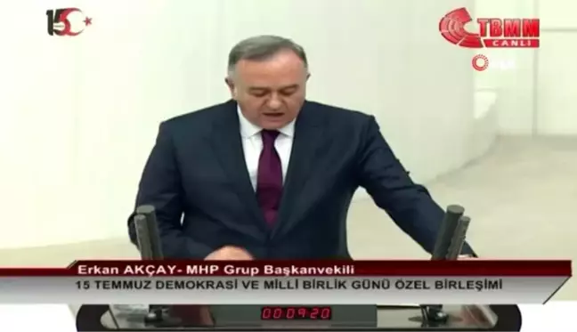 MHP Grup Başkanvekili Erkan Akçay: 