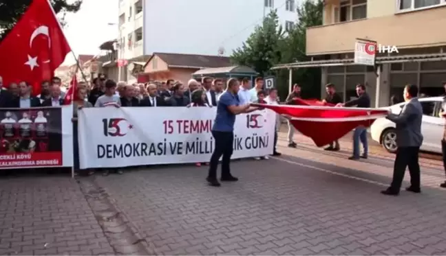 15 Temmuz'da 3 veren Cide'de demokrasi nöbeti