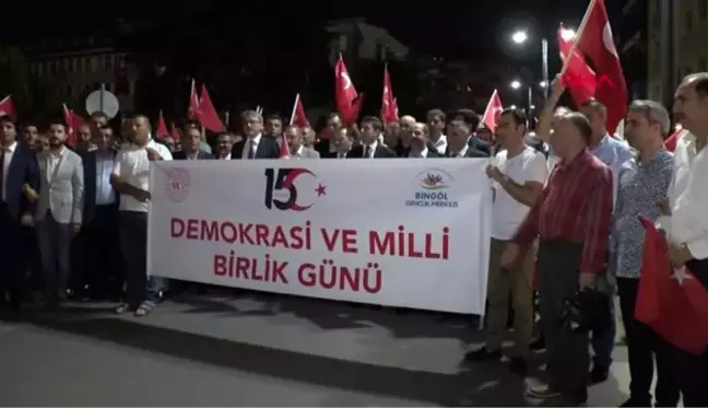 Bingöl'de 15 Temmuz Demokrasi ve Milli Birlik Günü buluşması