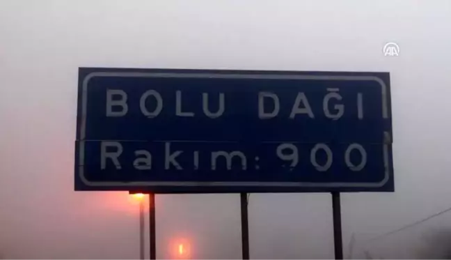 Bolu Dağı'nda yoğun sis