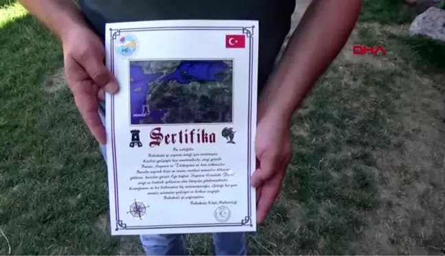 ÇANAKKALE BU KÖYE GELEN TURİSTLER SERTİFİKA İLE UĞURLANIYOR