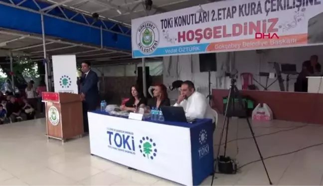 ZONGULDAK TOKİ evleri kura ile sahiplerini buldu