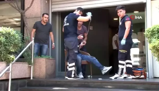 Şişli'de bir iş yerinin asansöründe intihar girişimi