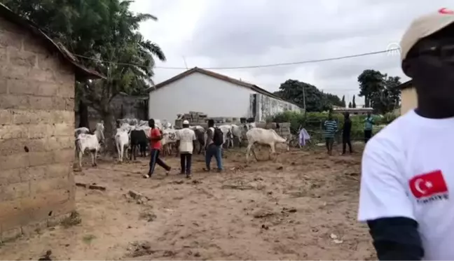 Cansuyu Derneği Togo'da kurban eti dağıttı