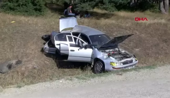 TOKAT Erbaa'da trafik kazası 4 yaralı