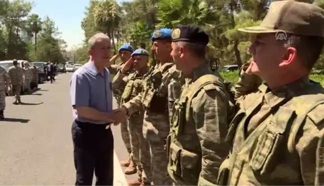 Bakan Akar ve TSK'nin komuta kademesi, Şanlıurfa'daki birliklerde inceleme ve denetlemelerde...