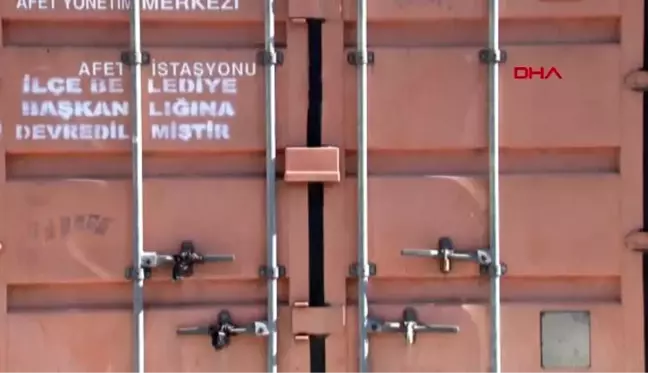 İSTANBUL'DA 'DEPREM KONTEYNERİ' VE 'AFET VE ACİL DURUM TOPLANMA ALANI' DURUMU -1