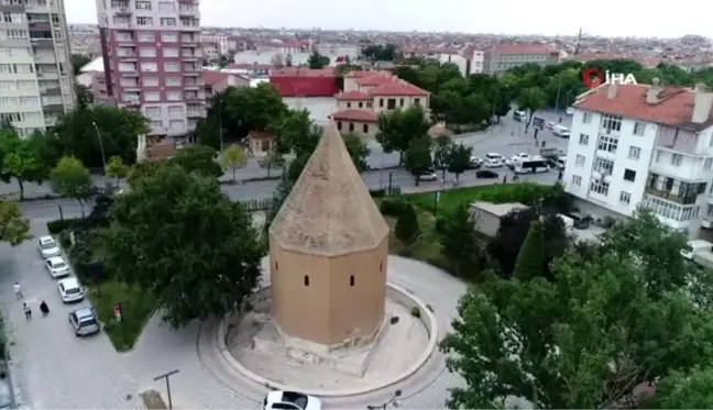 Selçuklu'nun Anadolu'daki mührü kümbetler havadan görüntülendi