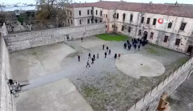 Mutlu şehrin mutsuzluk müzesine ziyaretçi akını...Sinop Tarihi Cezaevi havadan görüntülendi